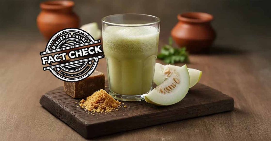 Ash gourd and jaggery juice. Photo: AI-Generated image