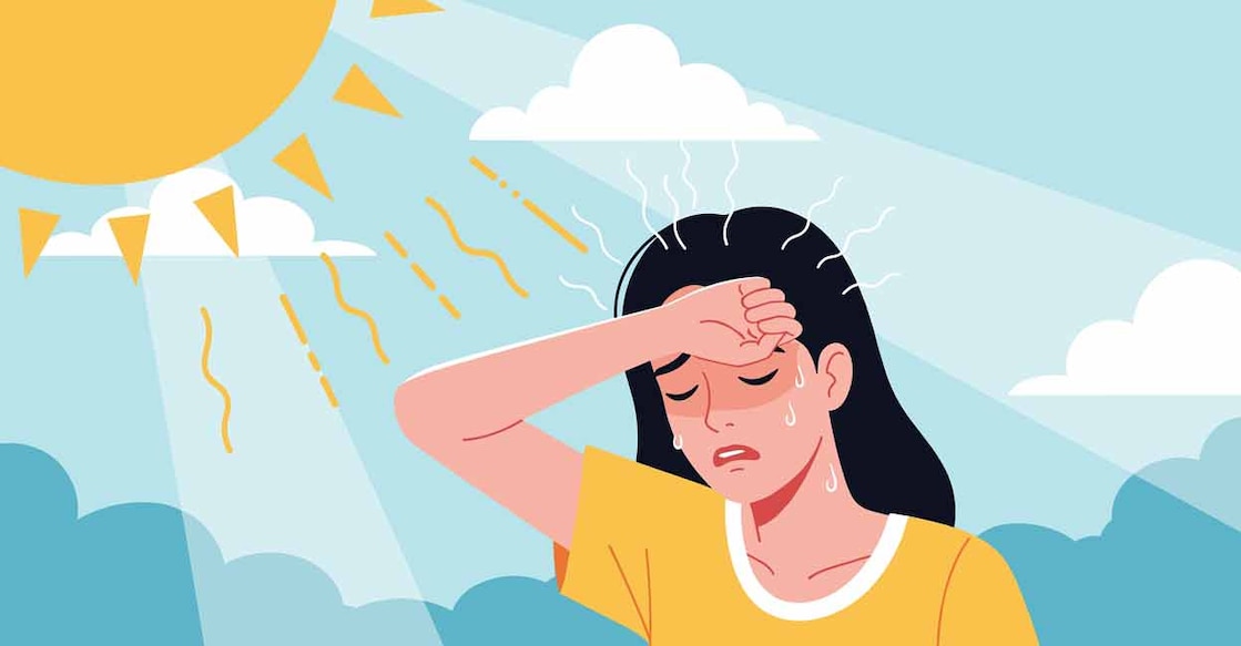 Just like the earth dries up under the scorching summer sun, your mental health, too, may suffer. Photo: Shutterstock/Vectorial Vision