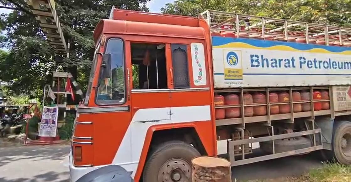 The truck involved in the incident. Photo: Special arrangement. 