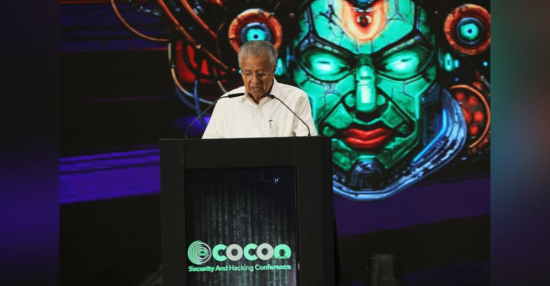 Chief Minister Pinarayi Vijayan addresses cOcOn 2025 valedictory function. Photo: Special Arrangement. 