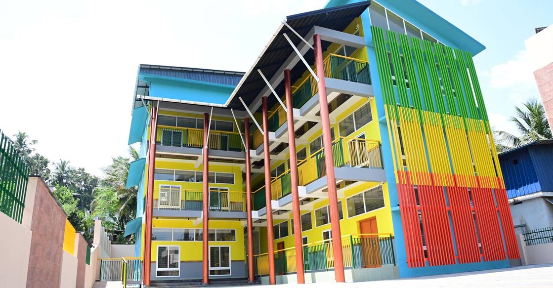 The design of the new school was part of a CSR initiative, developed with the collaboration of architecture students and municipal engineers. Photo: Special Arrangement. 