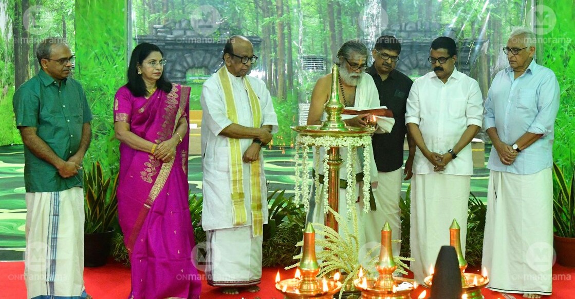 Vidyarambham ceremony at Malayala Manorama headquarters, Kottayam. Photo: Manorama