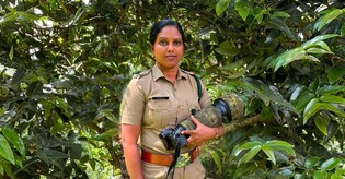 Up close and personal in the woods; Kerala computer engineer turned beat officer known for pics from wild