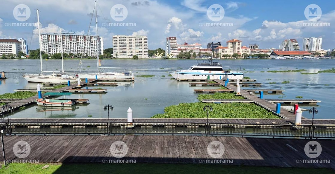 Kochi International Marina at Bolgatty Island. Photo: Anantha Narayanan K/ Onmanorama. 