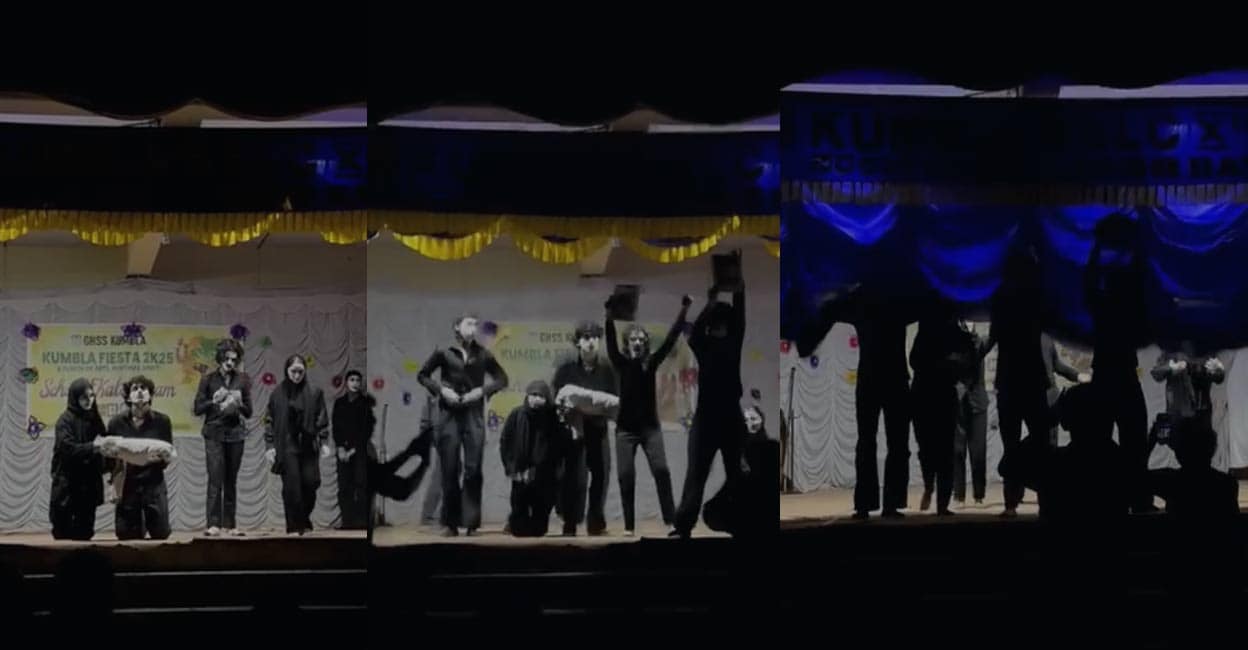 Palestine-themed mime cut short in Kasaragod school, protests erupt