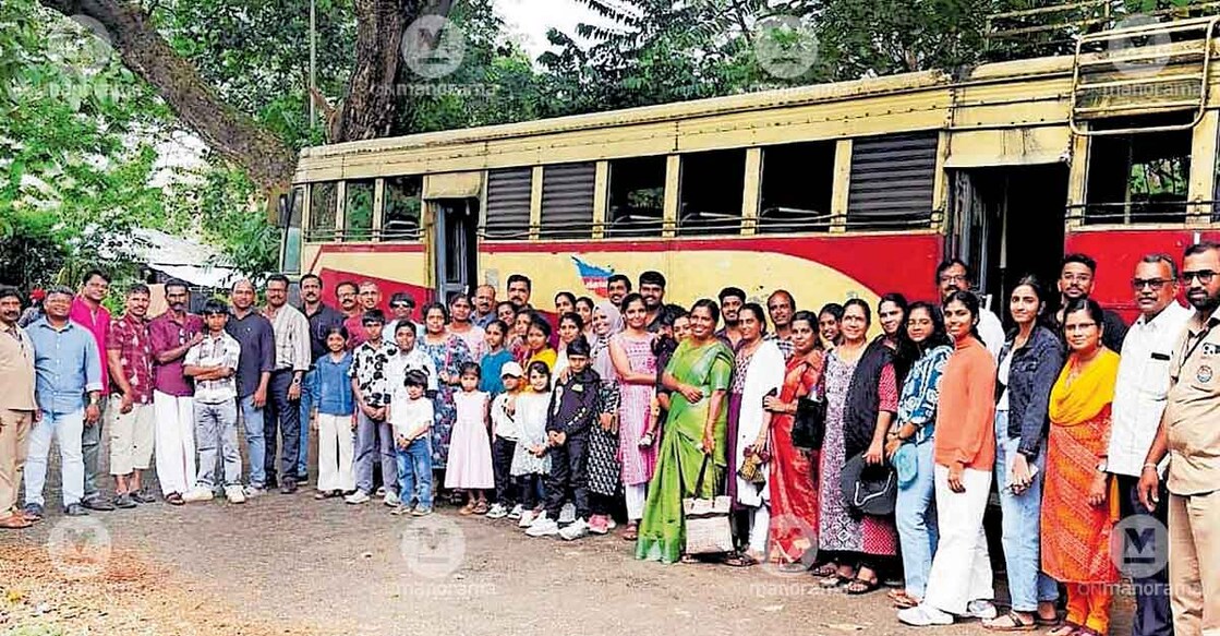 From the first trip of the budget tourism from Ottapalam. Photo: Special arrangement