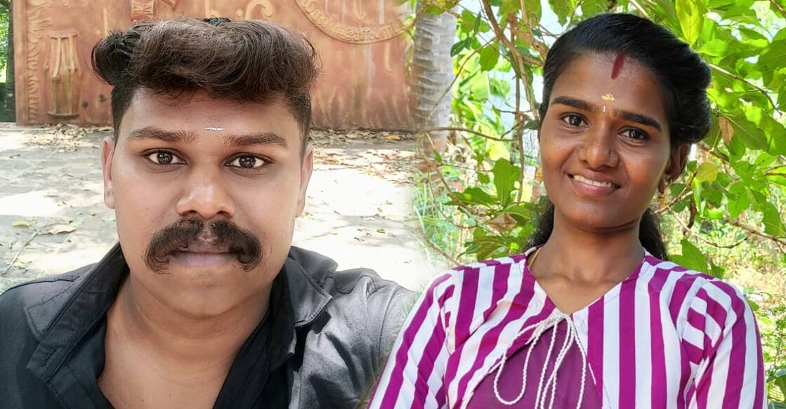 Vinod and Praseedha. Photos: Special Arrangement. 