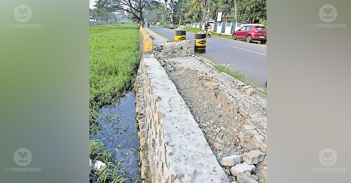 Road along AS Canal. Photo: Manorama