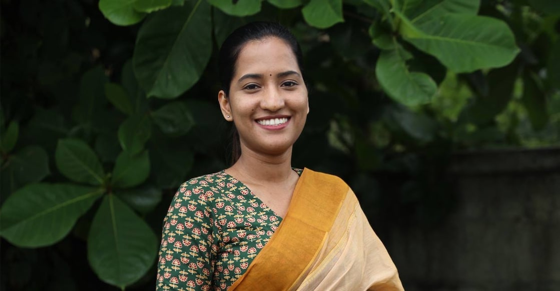 Jaan Mary Jose, the Muslim League candidate in Thrissur corporation. Photo: special arrangement.