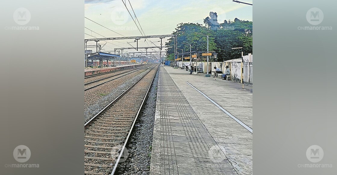 The platform 1 of Thiruvananthapuram North Railway Station. Photo: Manorama