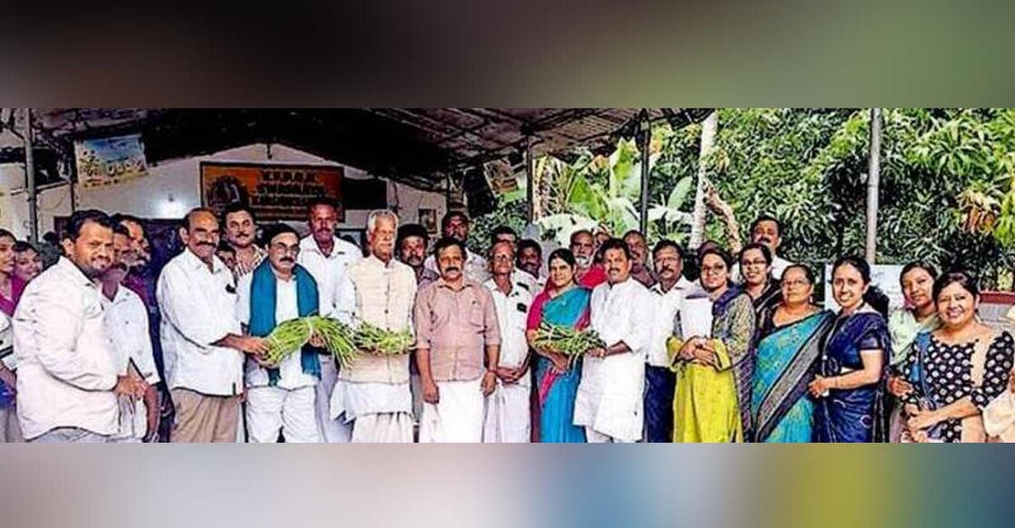 Experts from Telangana at a VFPCK farmers’ committee in Elavancherry. Photo: Special arrangement