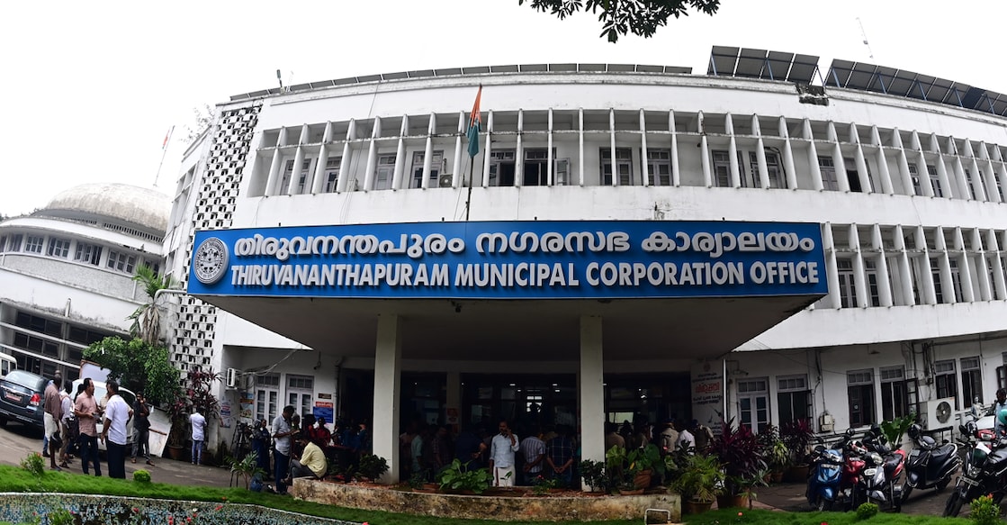 Thiruvananthapuram Municipal Corporation office building. Photo: Rinkuraj Mattancheriyil
