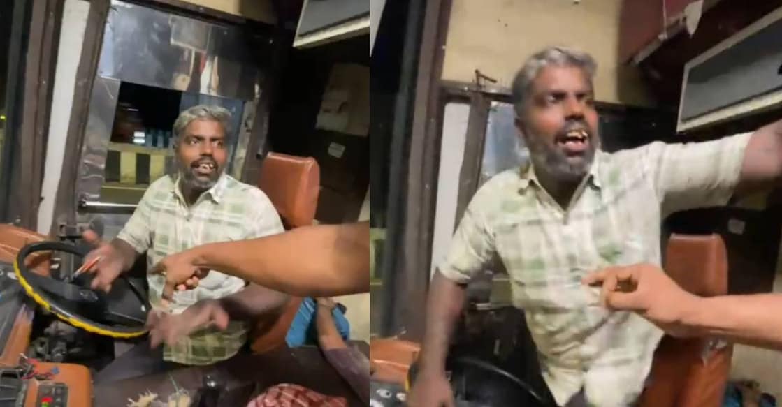 Bharathi bus driver was found driving the vehicle under the influence of alcohol. Photo: Special Arrangement