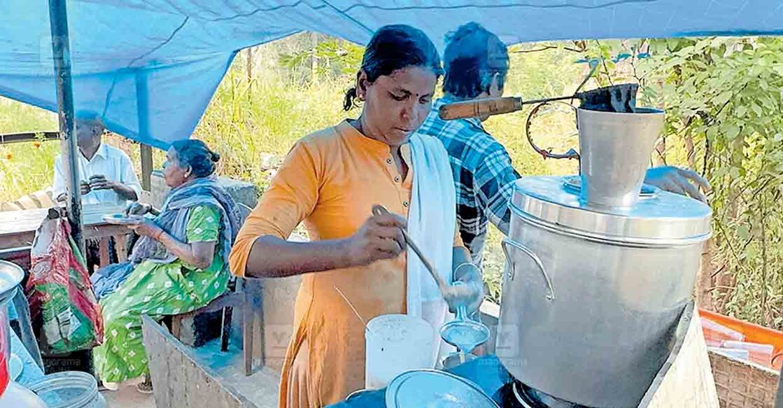 Pauly Baby at her shop. Photo: Manorama