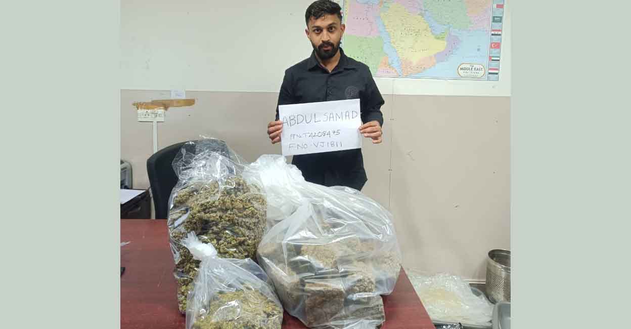 Passenger from Bangkok held at Kochi airport with hybrid ganja worth ₹6.4 cr