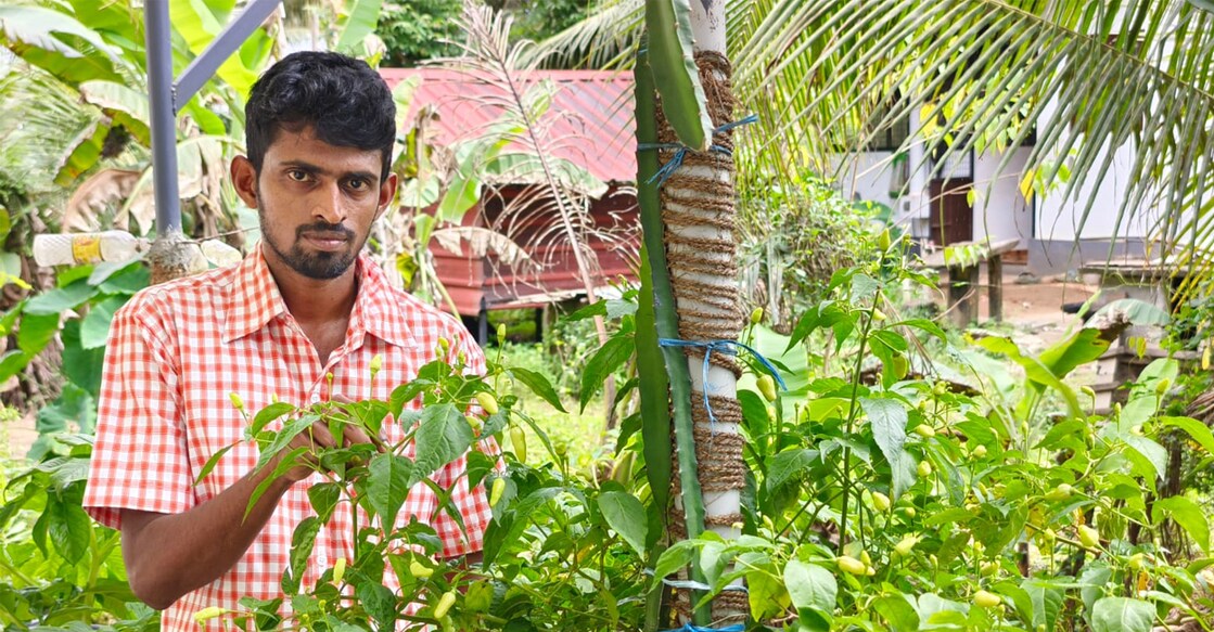 Rithul’s journey with farming began when he was just 15, inspired by his father and grandfather, who were also farmers. Photo: Special Arrangement