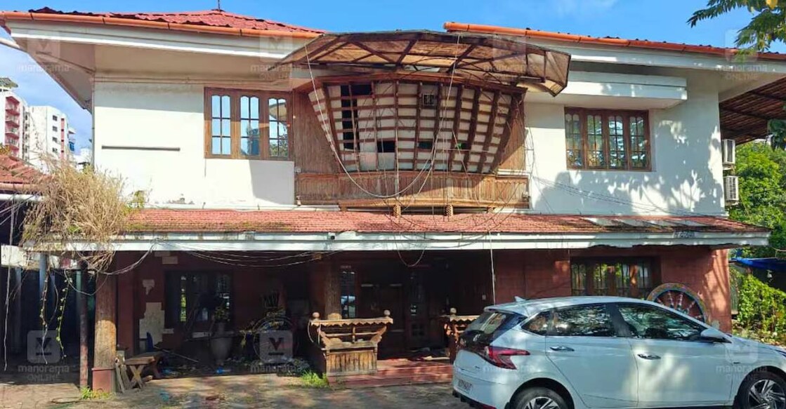 Monson Mavunkal's house in Kochi. Photo: Manorama 