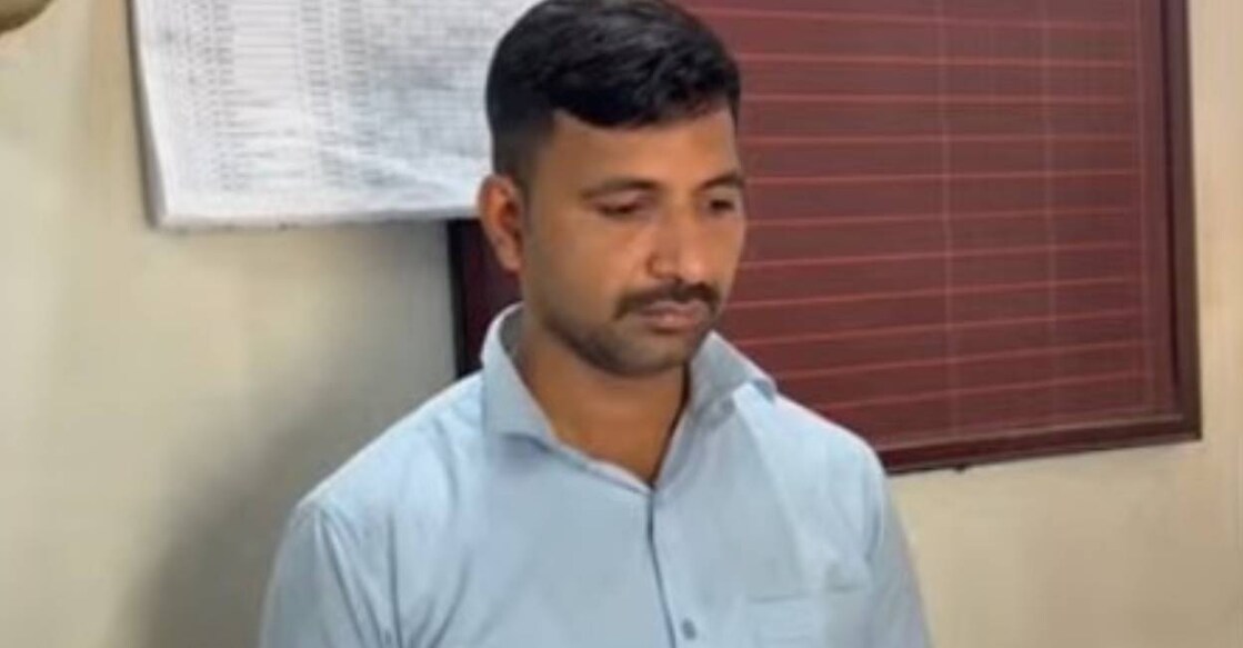 Raghavendra Singh, pantry manager of Netravati Express. Photo: Manorama News