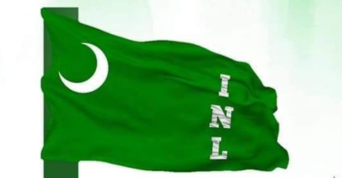 Indian National League flag. Photo: Facebook. 