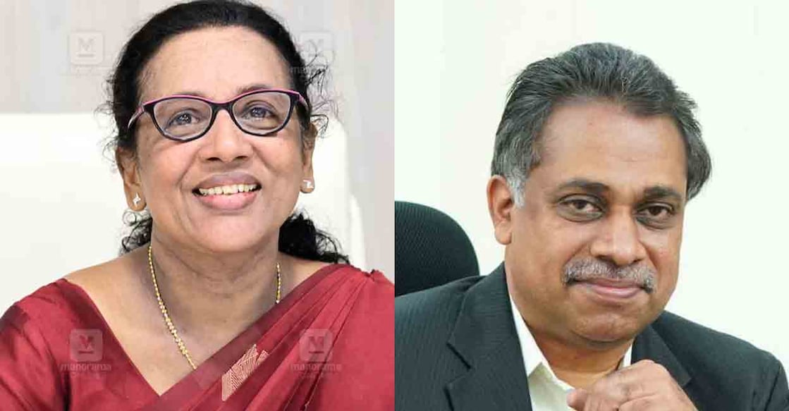 Dr Ciza Thomas, Dr Saji Gopinath. Photo: Manorama, Special arrangement