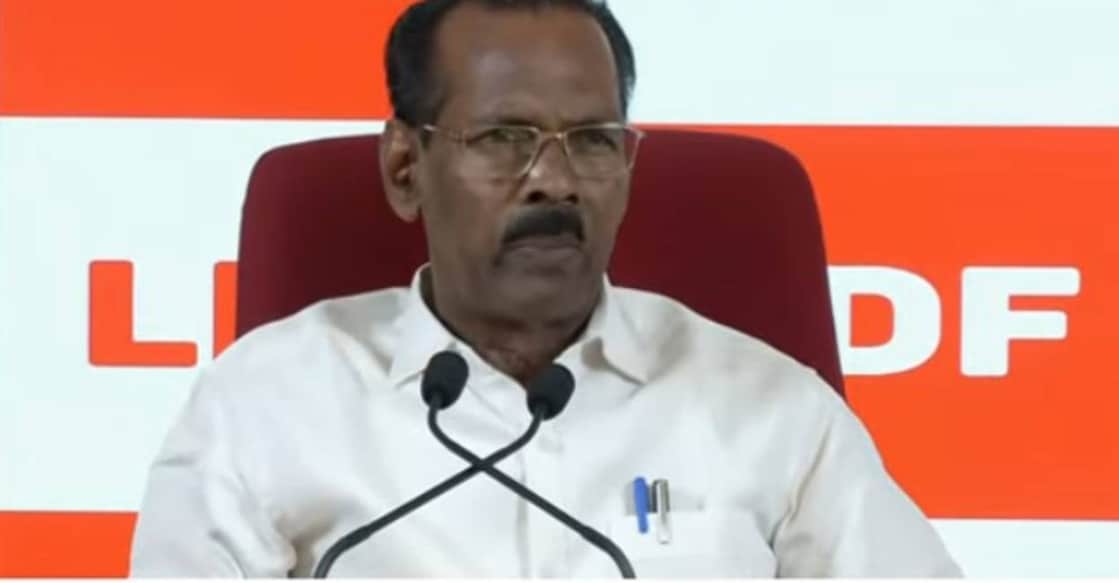 TP Ramakrishnan. Photo: Screengrab/Manorama News