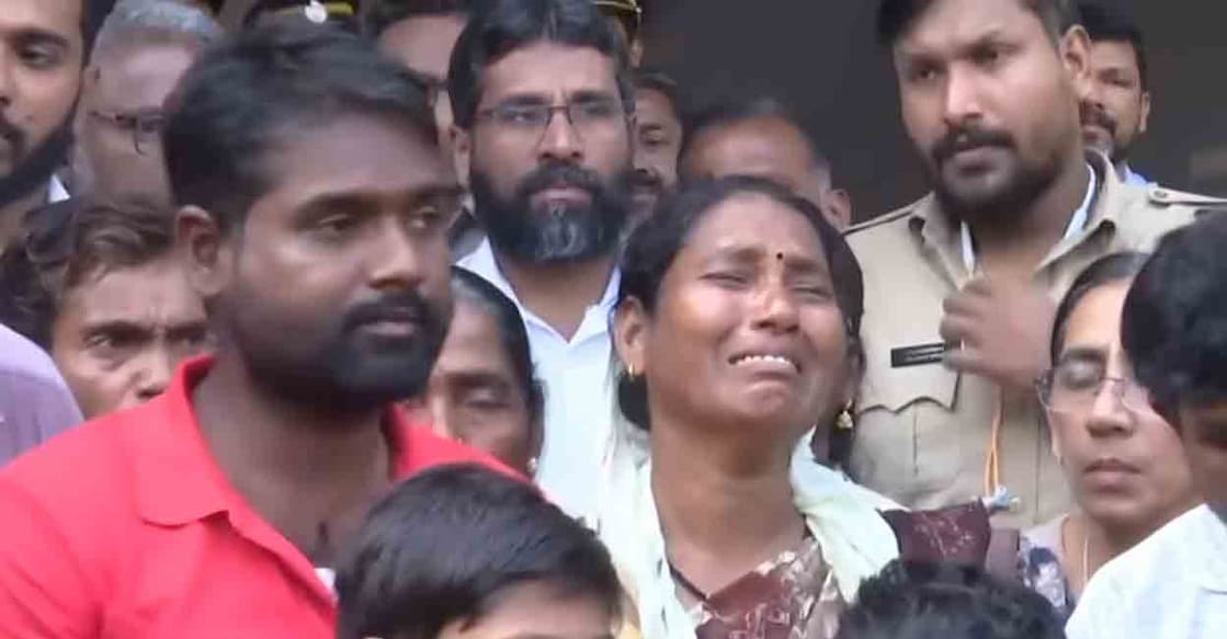 Ram Narayan's family speaks to media. Photo: Manorama