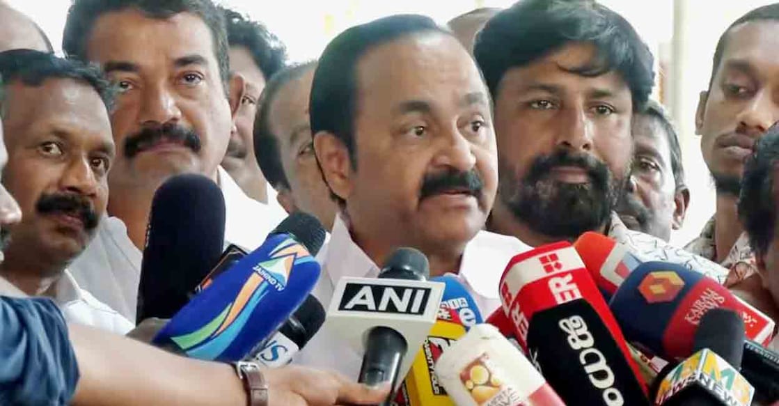 Leader of Opposition V D Satheesan. Photo: Screengrab/Manorama News