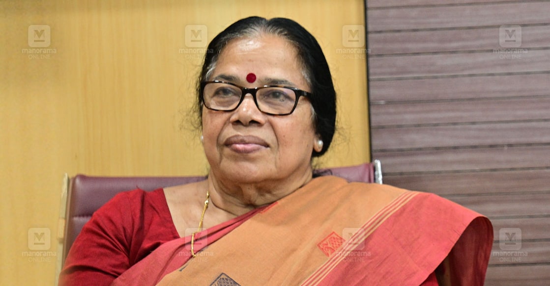 PK Sreemathy. Photo: Manorama