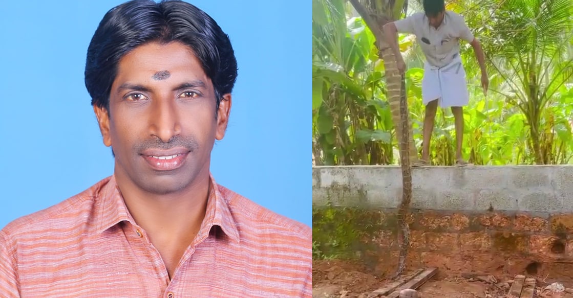 Sandeep Kumar, the UDF candidate in the Atholi panchayat ward of Kozhikode. Photo: Special Arrangement