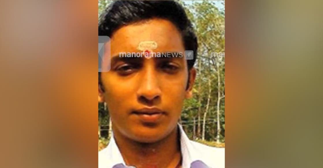Vishal, a 19-year-old first-year degree student at Konni NSS College. Photo: Manorama News