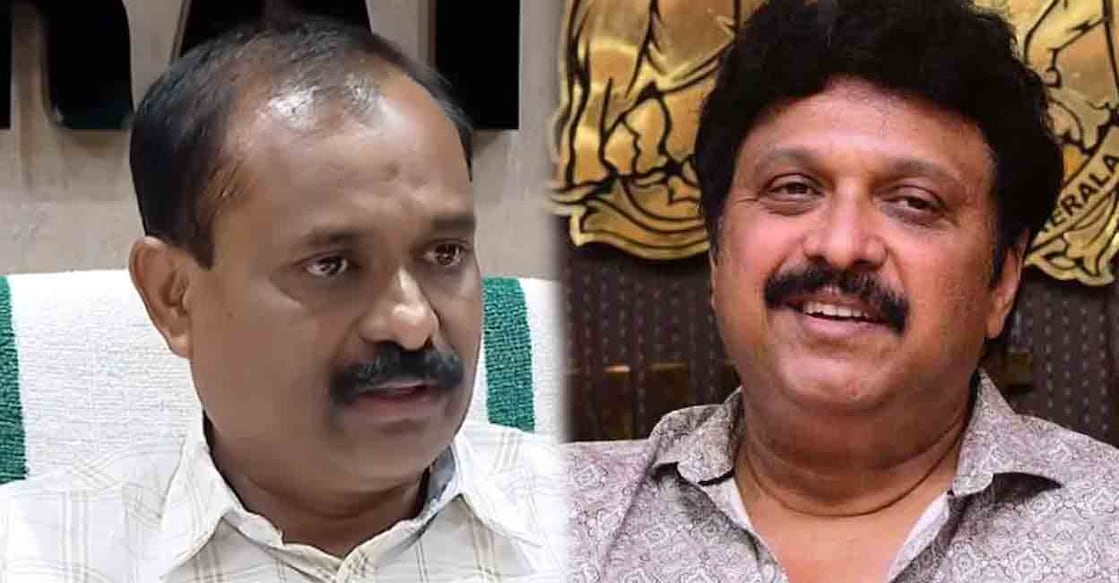 VV Rajesh, Ganesh Kumar. Photo: Manorama