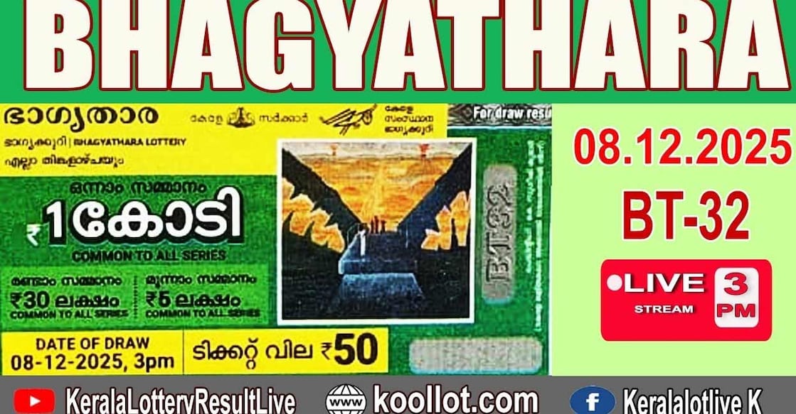 Bhagyathara BT-30 lottery draw