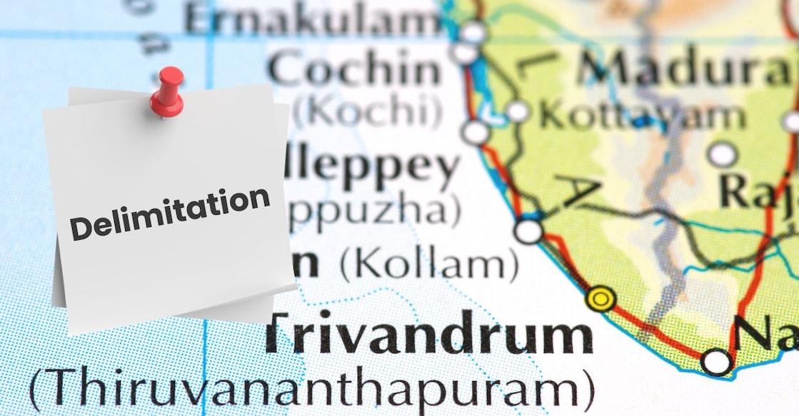 delimitation-kerala-map Photo: Onmanorama/Canva