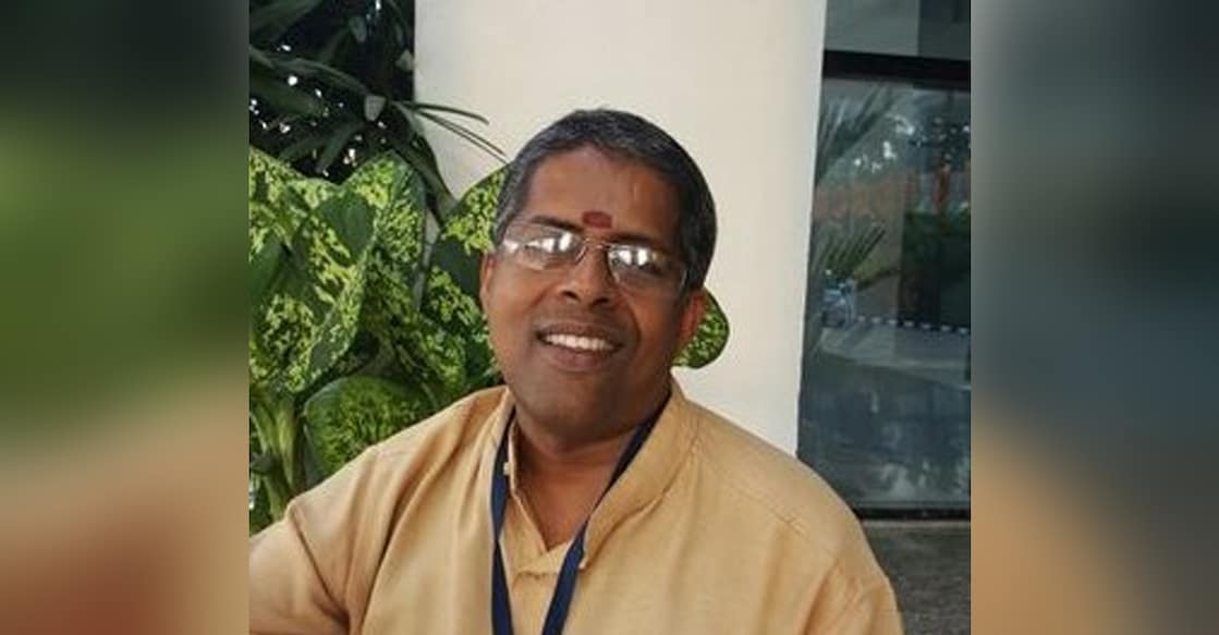 madhu Kesari Chief Editor N R Madhu. Photo: X/@MadhuNR3