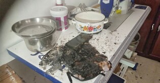 Woman, technician injured as gas cylinder catches fire during servicing in Thrissur