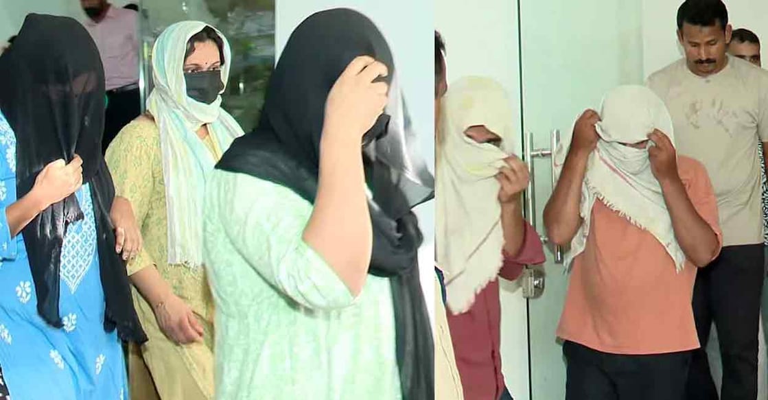 The brothel, operating out of an apartment on Iyyappadi Road near a private hospital in Malaparamba, was raided by Nadakkavu police. Photo: Manorama News
