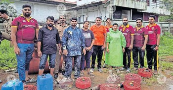 Community effort contains fire in building at Chalakkudy