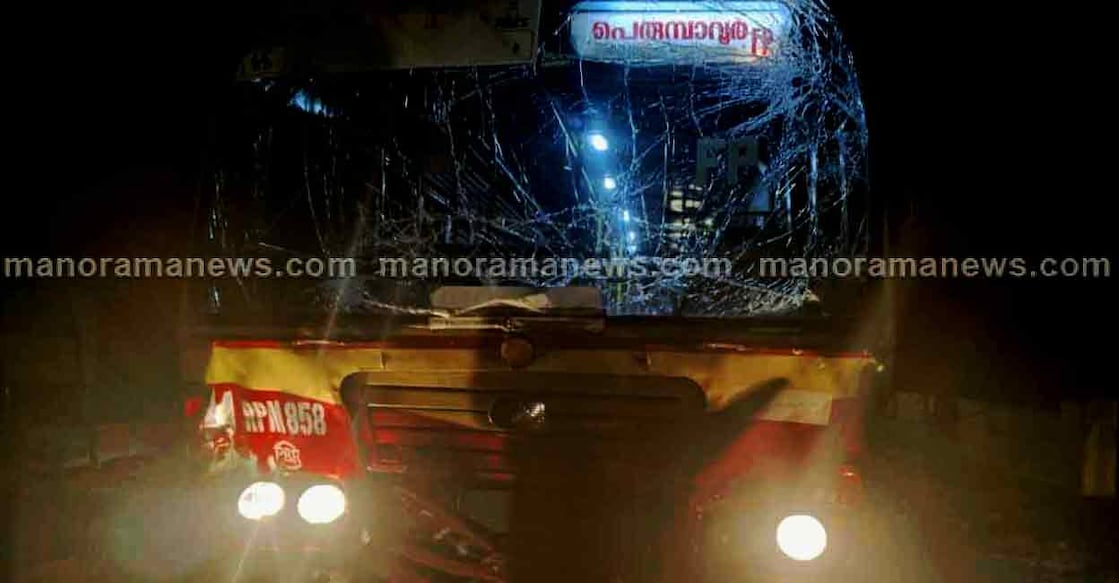 ksrtc-accident The KSRTC bus involved in the accident. Photo: Manorama News