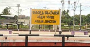 Two injured after scaffolding pipe falls on Kollam Railway Station platform