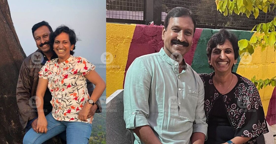 Tomy A Varghese and Shini Tomy. Photo: Special arrangement