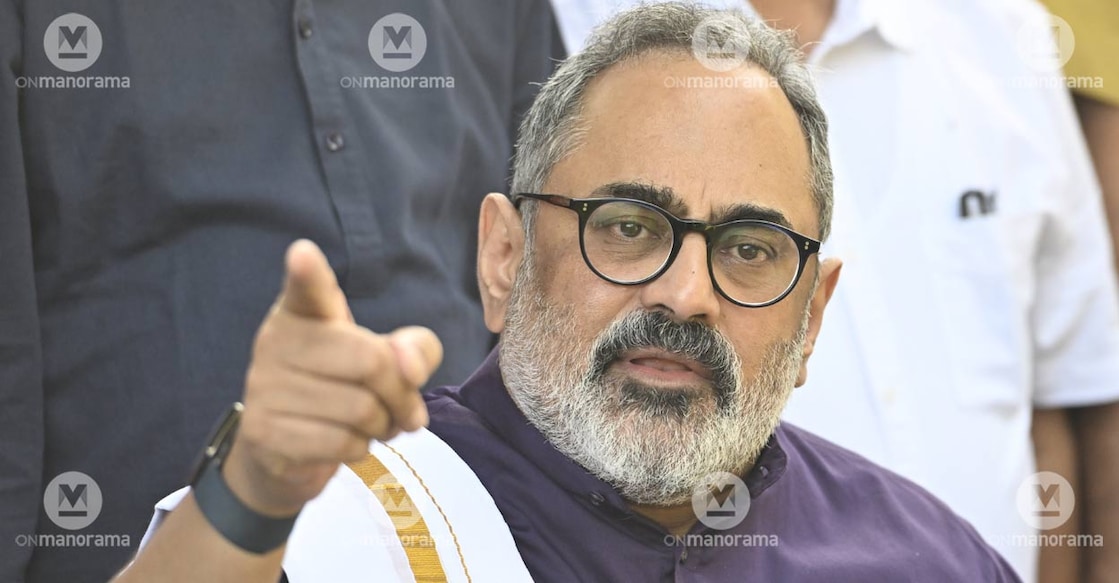 Chandrasekhar's strategy, as expected, provoked growls of disapproval in the BJP, both at the national level and in Kerala. File Photo: Manorama.