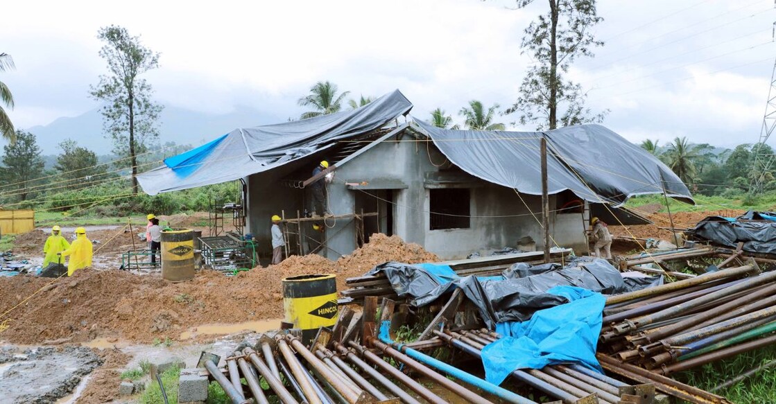 Model house for survivors of the Mundakkai-Chooralmala landslide at Elstone Estate. Photo: Special Arrangement