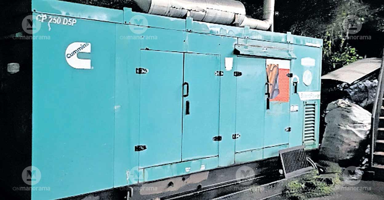 Despite repeated visits by technicians, the generator remains out of service. Photo: Special arrangement