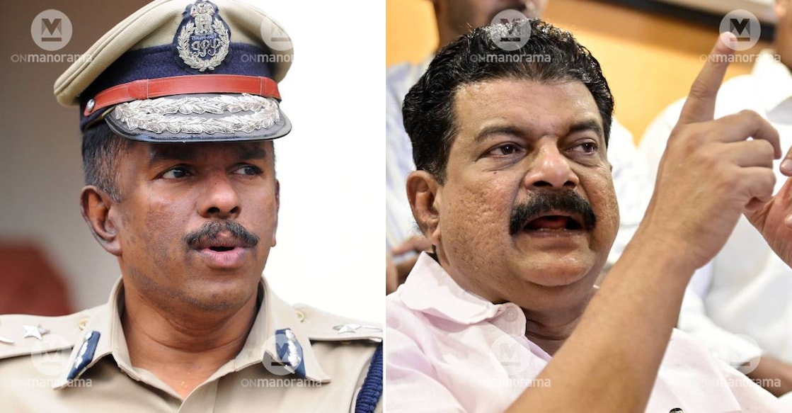 MR Ajith Mumar and PV Anvar. Photo: Manorama Archives