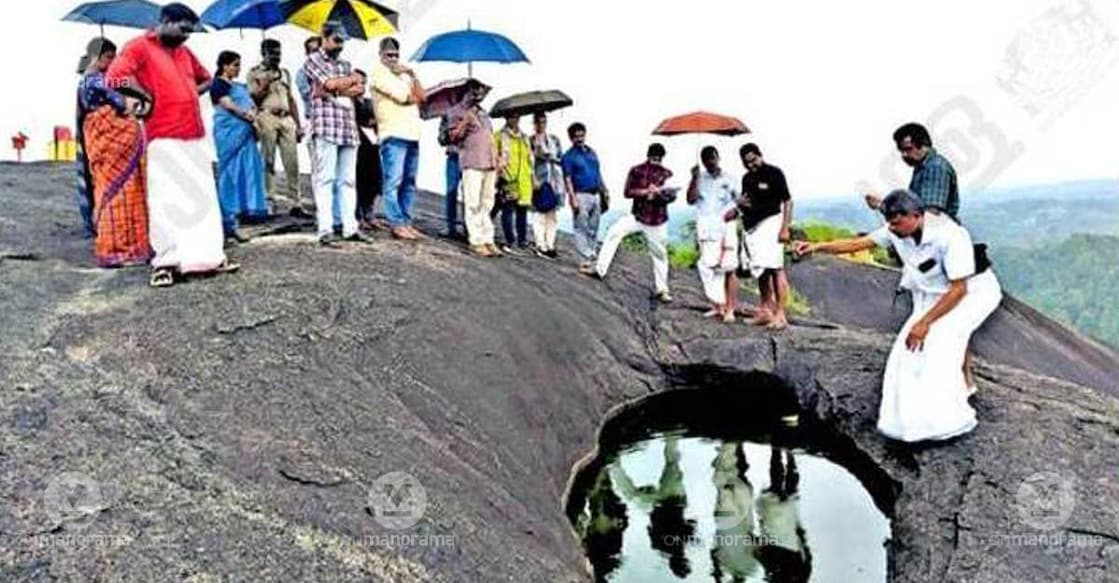 A team led by RDO conducting a survey at Inchakad Ayiravallipara. Photo: Special arrangement