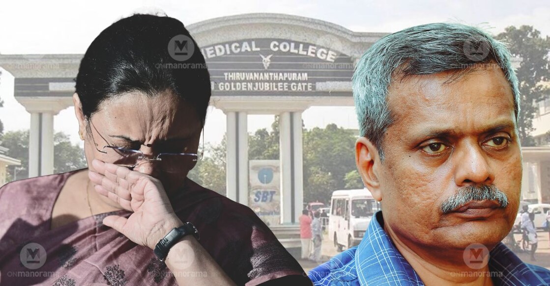 Veena George, Dr Haris Chirakkal. Photo: Onmanorama