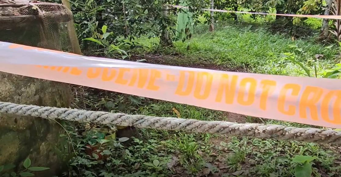A view of the crime scene. Photo: Special Arrangement