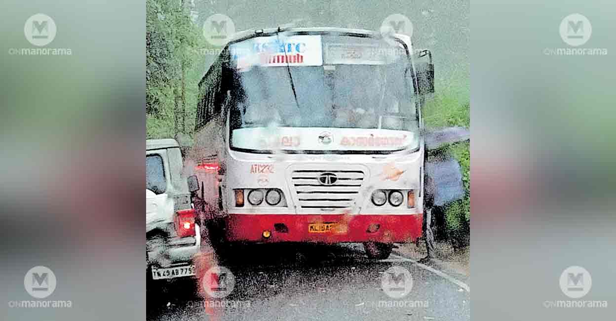 Narrow escape for KSRTC passengers after bus battery bursts mid-journey ...