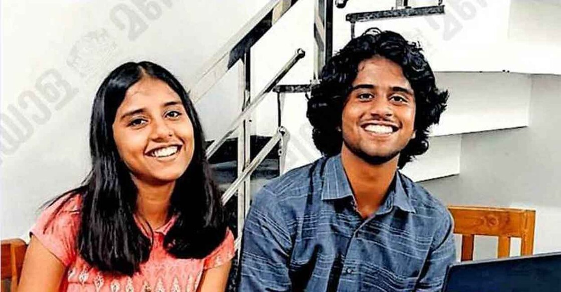 Hima and Sreeharsh. Photo: Manorama