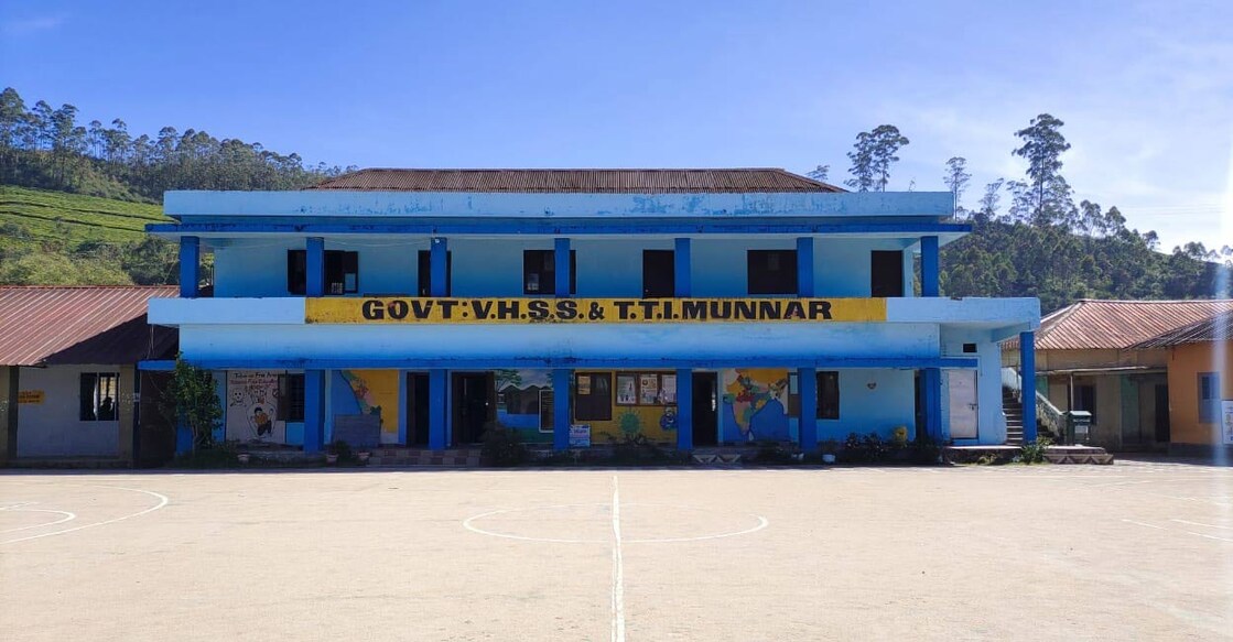 Government Vocational Higher Secondary School, Munnar. Photo: Special Arrangement. 